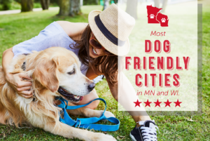 Most dog-friendly cities in MN and WI