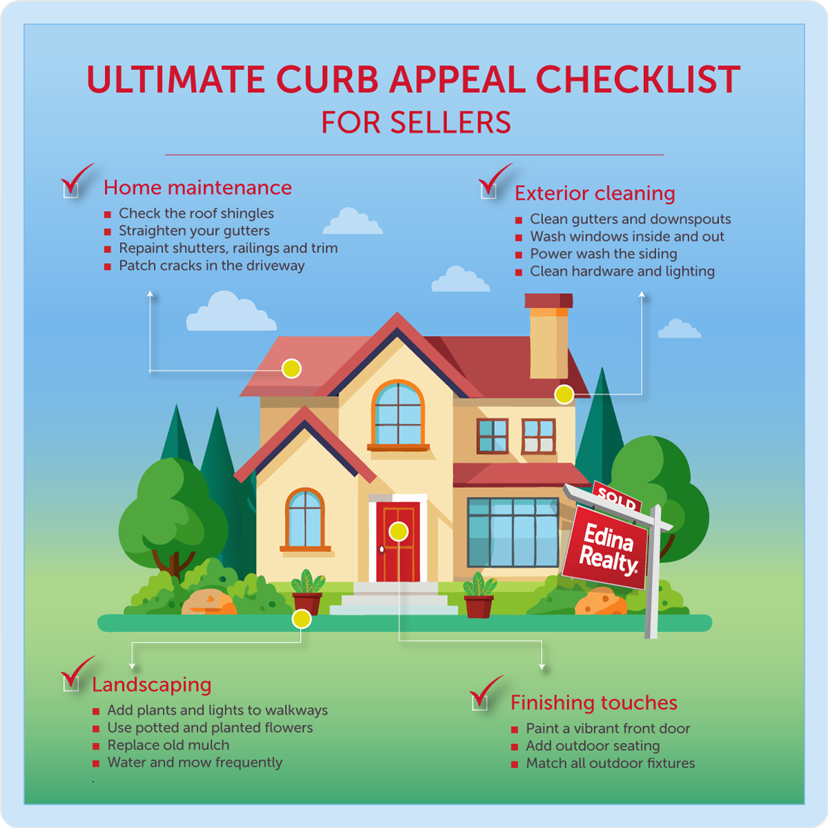 The ultimate curb appeal checklist for sellers