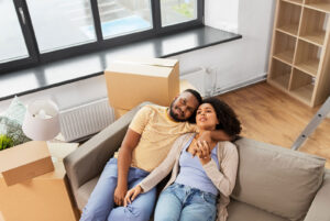 A real estate agent discussing home equity with a prospective seller