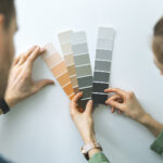 Sellers looking at paint colors