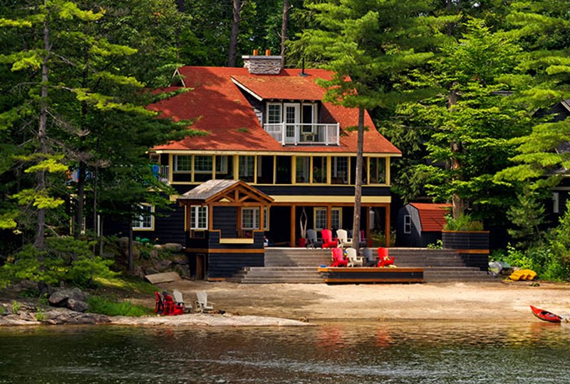 Buy a lake home or cabin