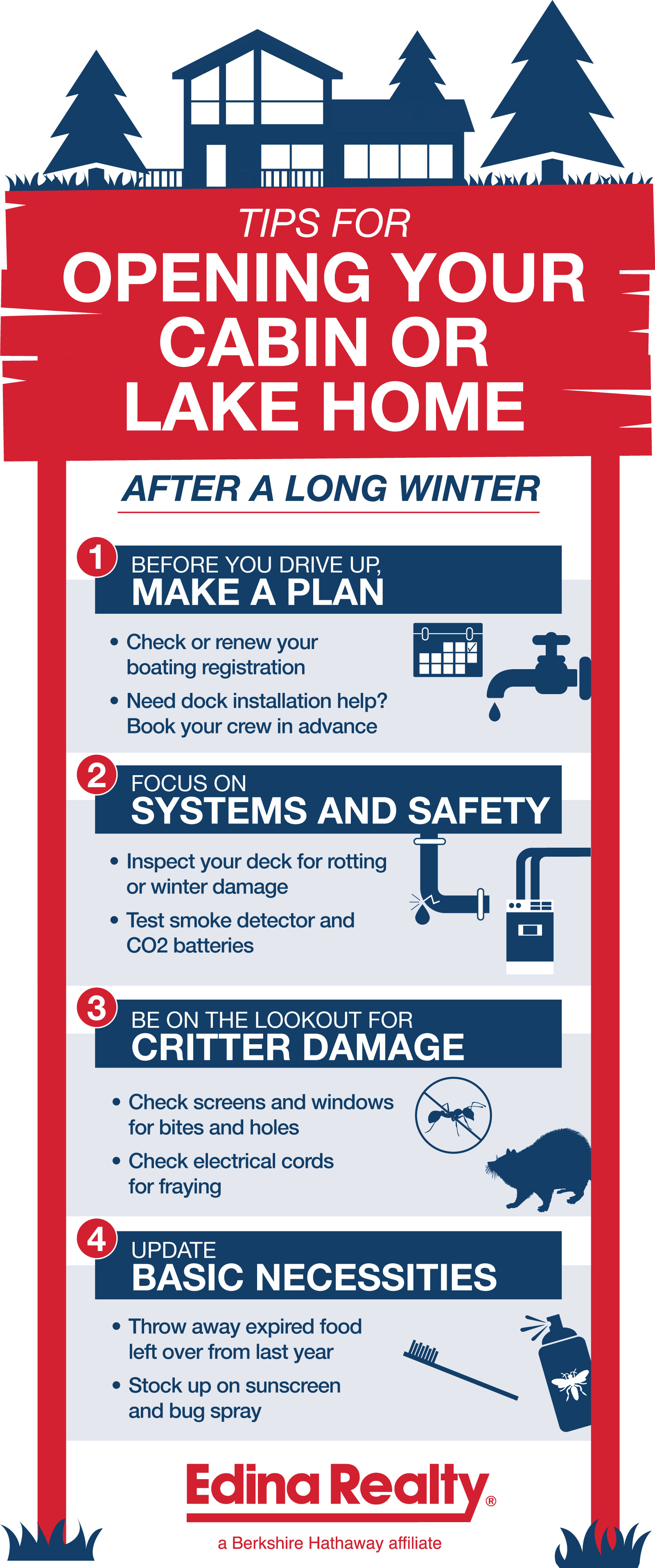 opening lake home infographic