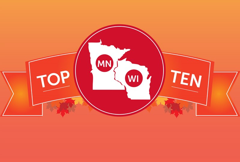 what to do this fall in Minnesota and Wisconsin