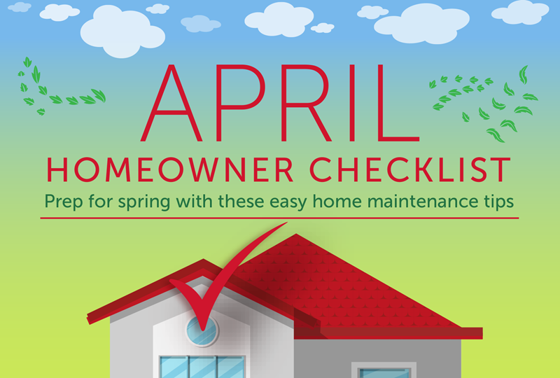 April homeowner checklist