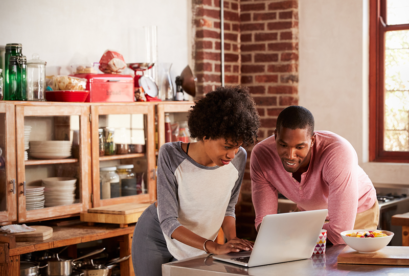 homebuyers researching the difference between a condo, loft and townhome
