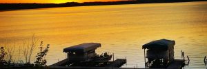 Boats docked in Prescott, Wisconsin