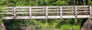 River bridge in Black River Falls, WI