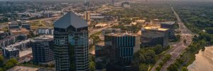 Aerial view of Edina, Minnesota